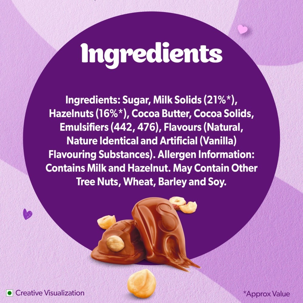 Cadbury Dairy Milk Silk Hazelnut Small Milk Chocolate Bar