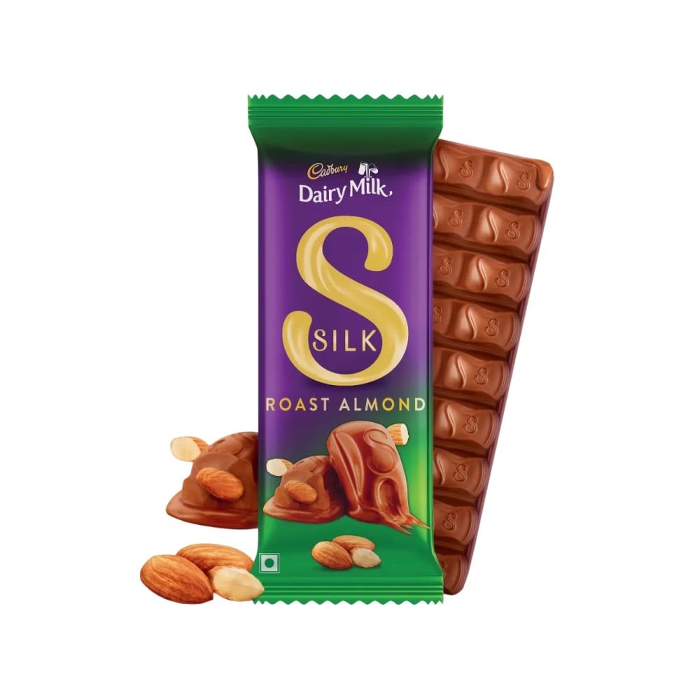 Cadbury Dairy Milk Silk Roast Almond Milk Chocolate Bar