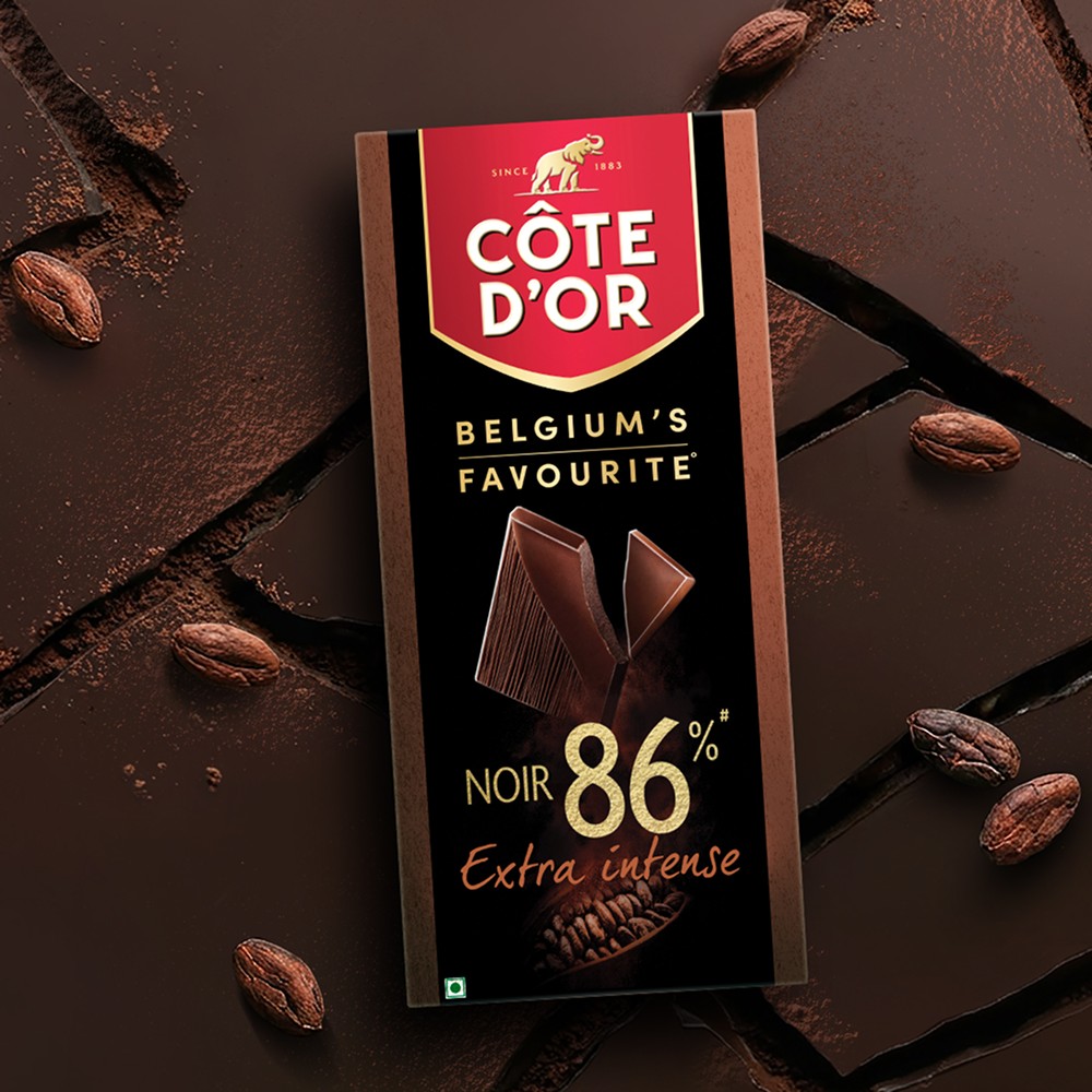 Cote D'or 86% Dark Premium Belgian Dark Chocolate Bar