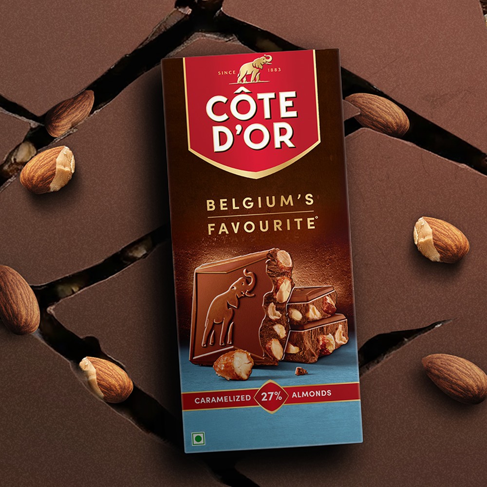 Cote D'or Caramelized Almonds Milk Chocolate Bar