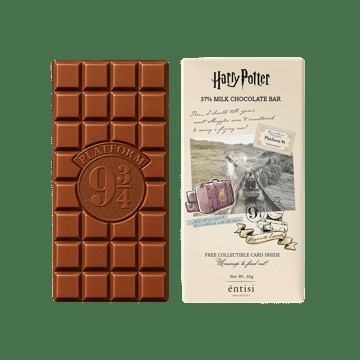 Entisi Chocolatier Harry Potter 9¾ Milk Chocolate Bar