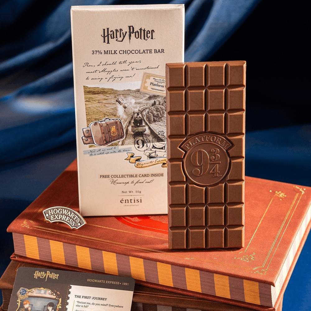 Entisi Chocolatier Harry Potter 9¾ Milk Chocolate Bar