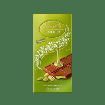 Lindt Lindor Pistachio Milk Chocolate Bar