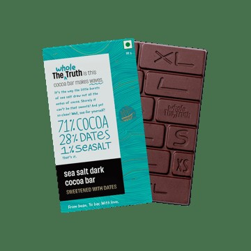 The Whole Truth Sea Salt 71% Cocoa Bar