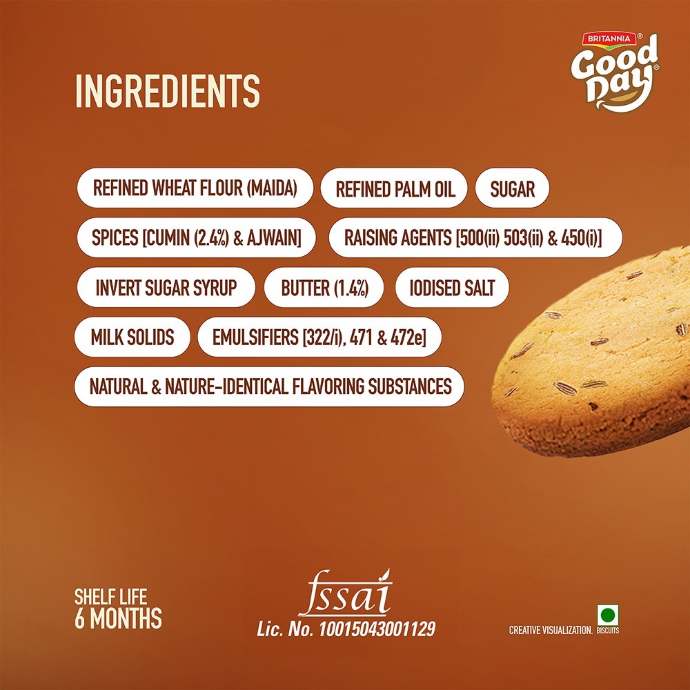 Britannia Good Day Butter Jeera Cookies
