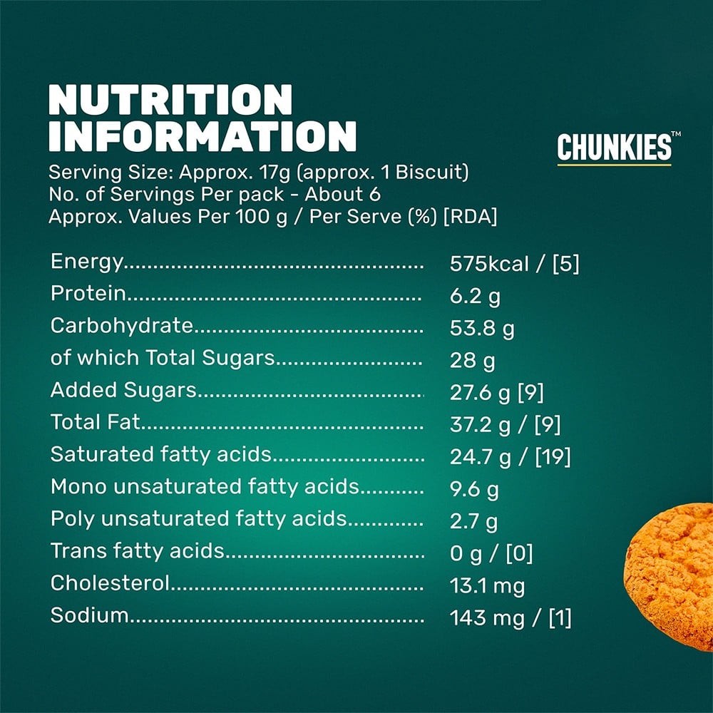 Britannia Good Day Chunkies Chocolate Chip Cookies (75 g) + Britannia Good Day Chunkies Tropical Coconut Cookies Combo