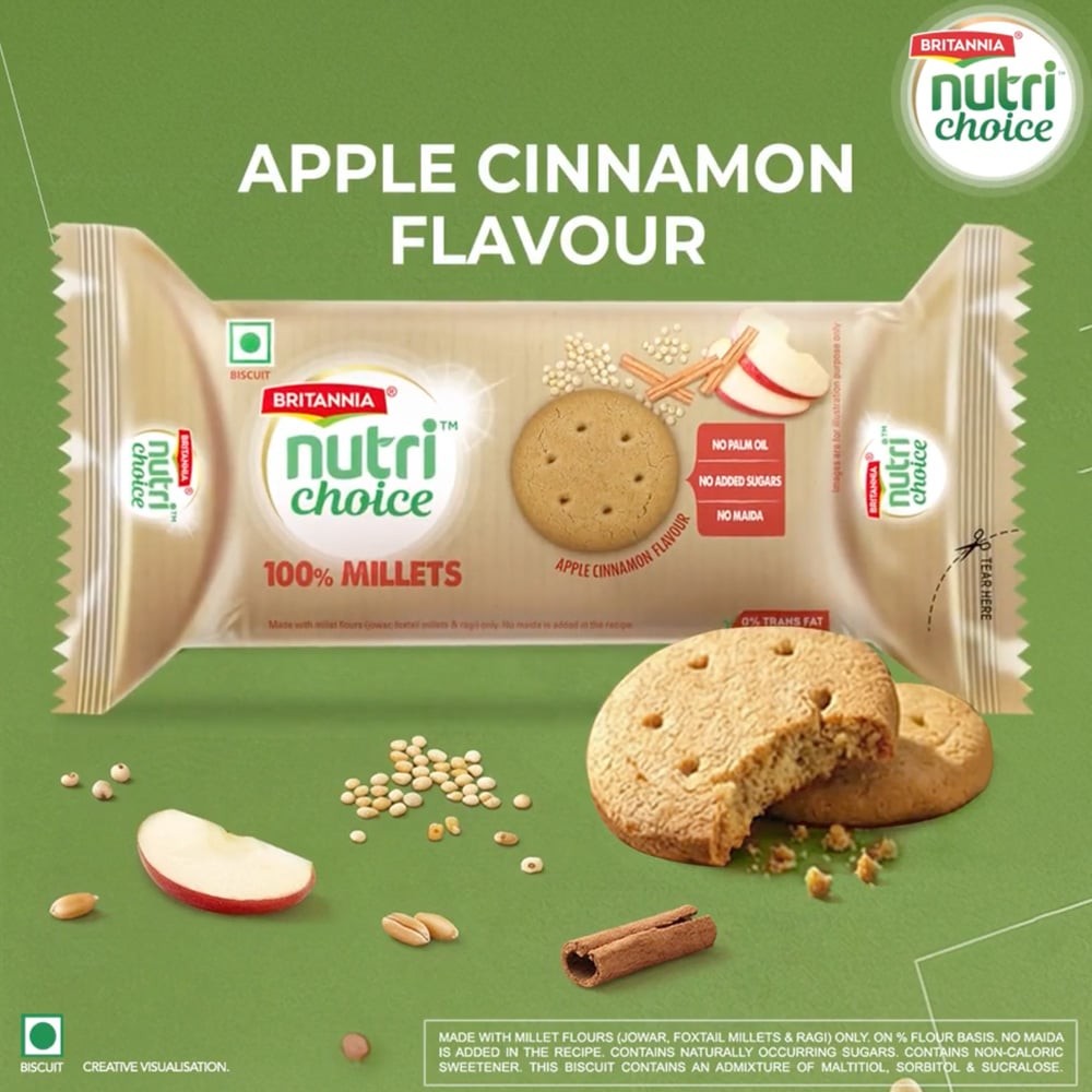 Britannia NutriChoice 100% Millets Cookies