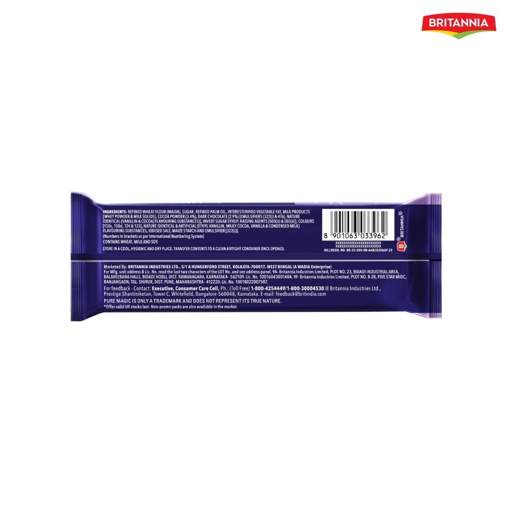 Britannia Pure Magic Choco Stars Chunky Chocolate Topped Cookies