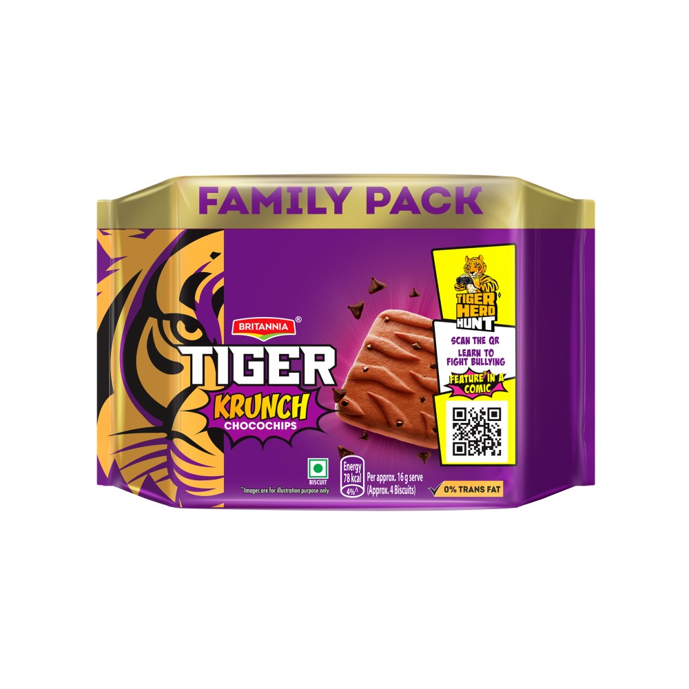 Britannia Tiger Krunch Choco chips Cookies