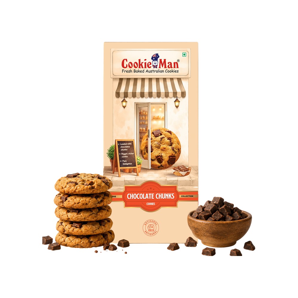 Cookieman Premium Chocolate Chunks Cookies