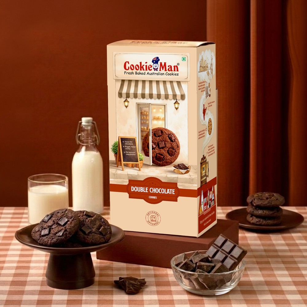 Cookieman Premium Double Chocolate Cookies