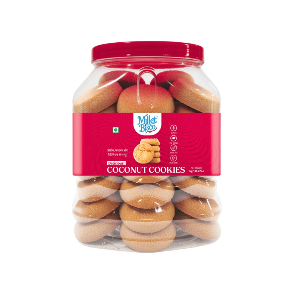 Millet Bisco Coconut Cookies Family Pack