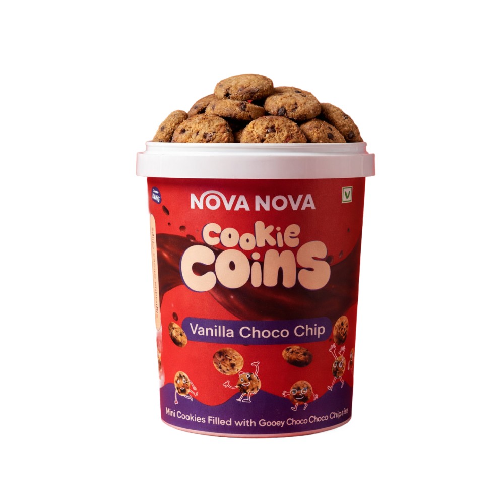 Nova Nova Vanilla Choco Chip Cookie Coin Cookies