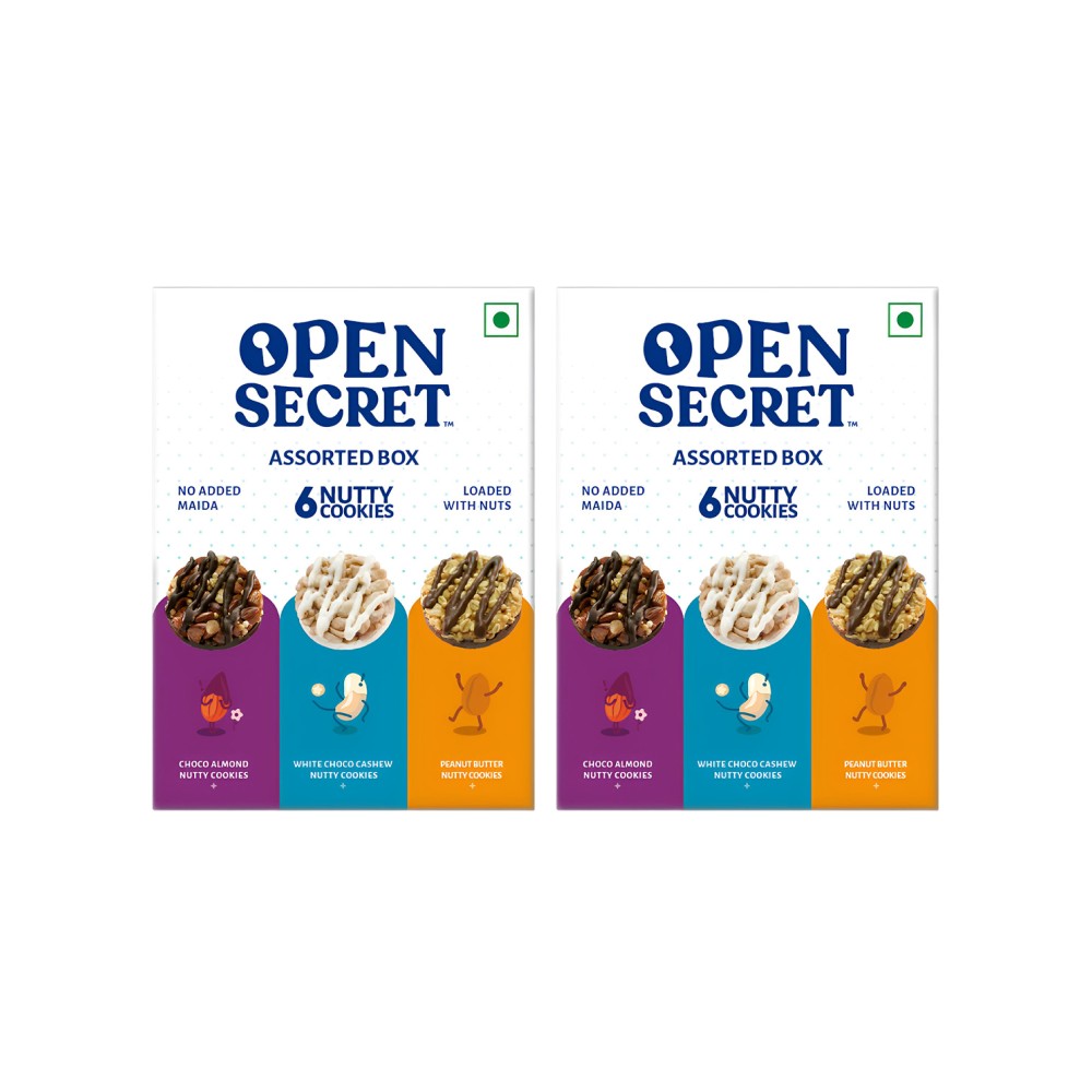 Open Secret Zero Maida Assorted Protein Cookies Gift Pack