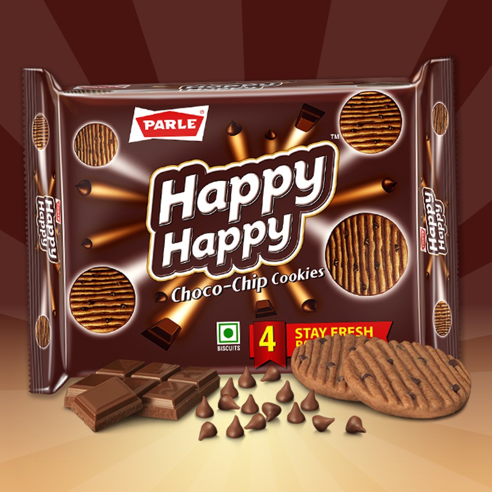 Parle Happy Happy Choco Chip Cookies