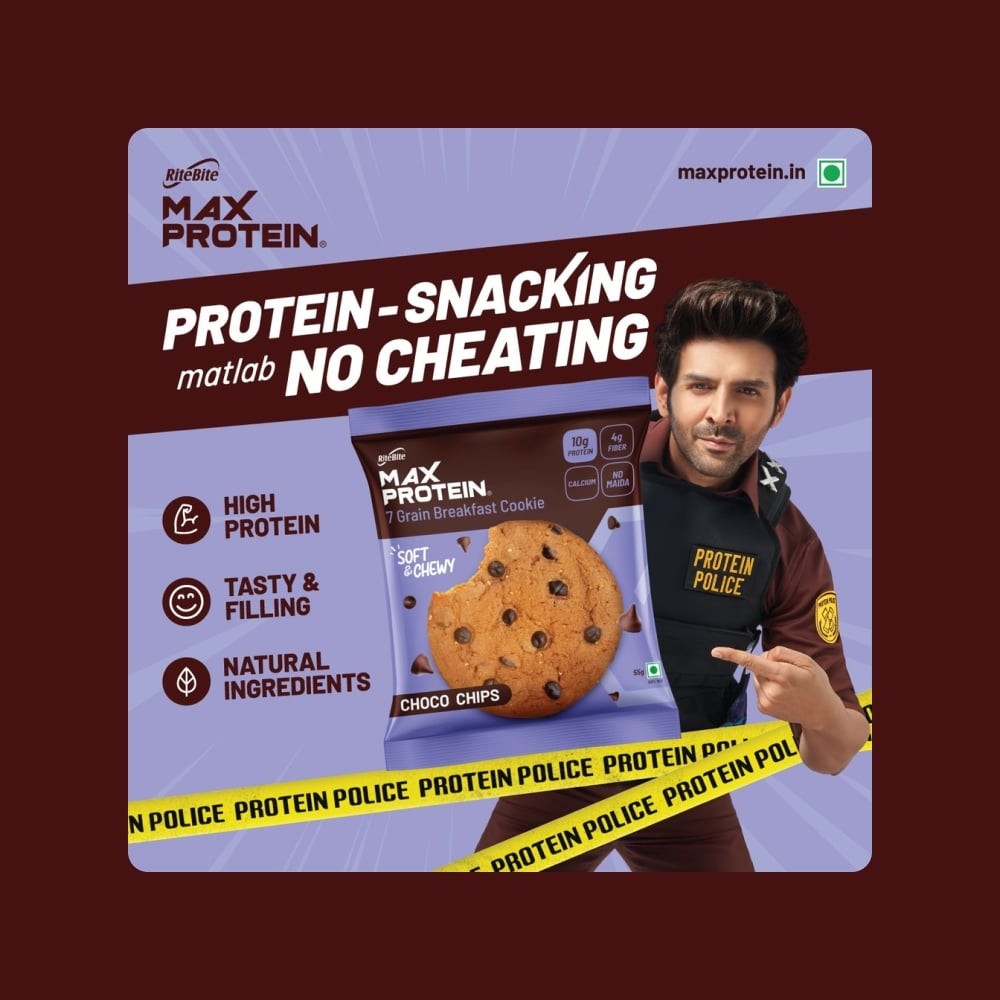RiteBite Max Protein Chocolate Chip Cookies