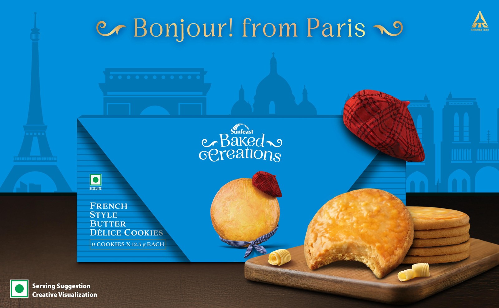 Sunfeast Baked Creations French Style Butter Cookies