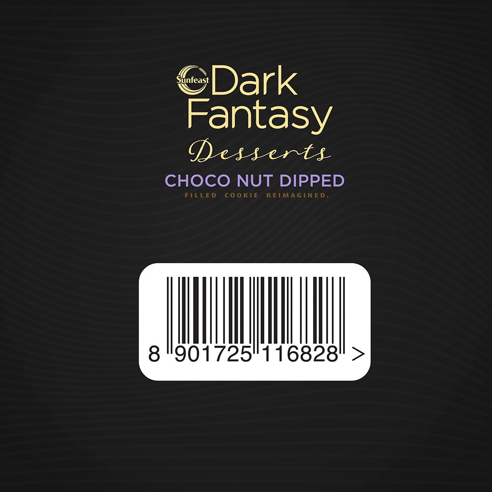 Sunfeast Dark Fantasy Desserts Choconut Dipped Cookies