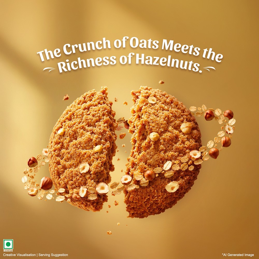 Sunfeast Farmlite Sugar Free Hazelnut & Oat Cookies