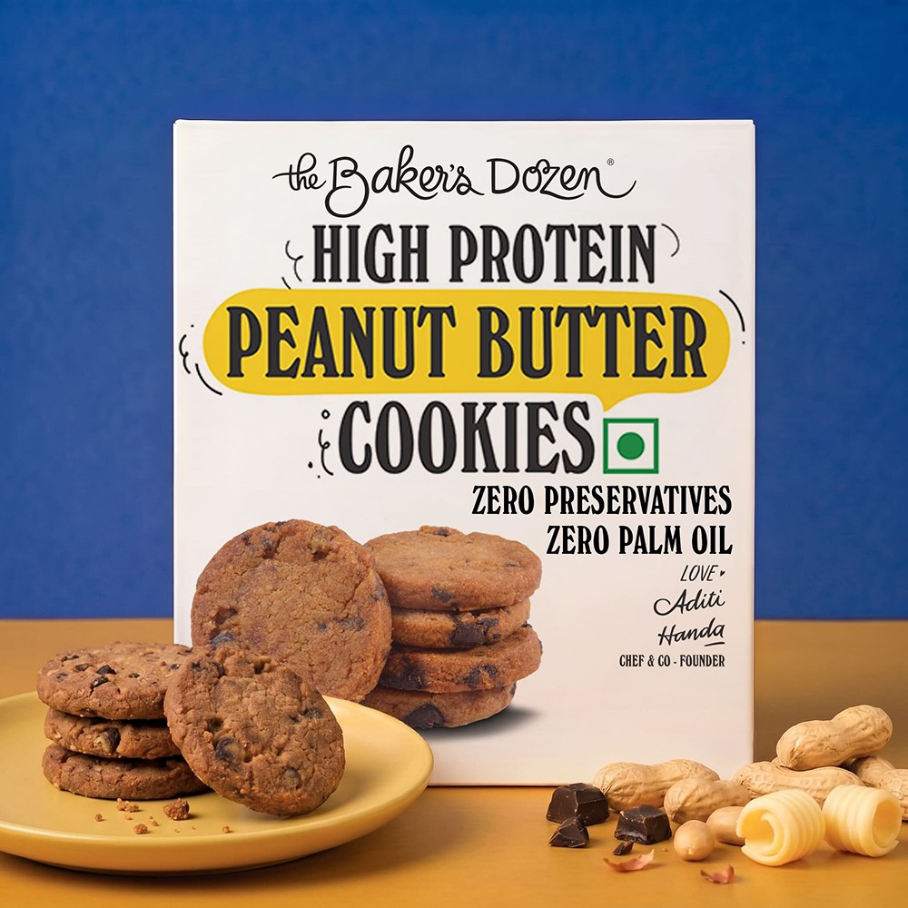 The Baker's Dozen High Protein Peanut Butter Cookies