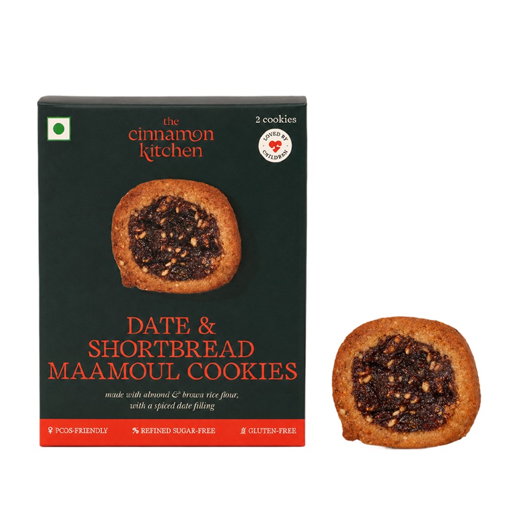 The Cinnamon Kitchen Date & Shortbread Maamoul Cookies