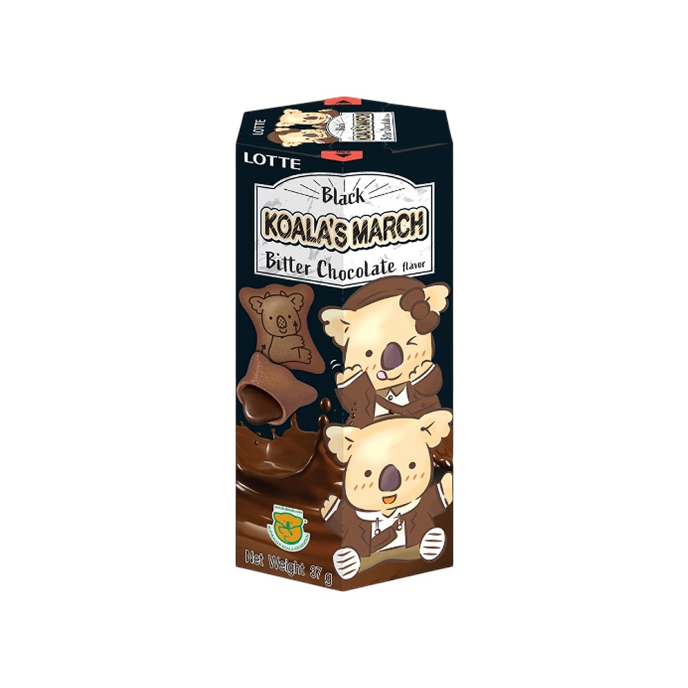 Lotte Black Koala's March Bitter Chocolate Cream Biscuits