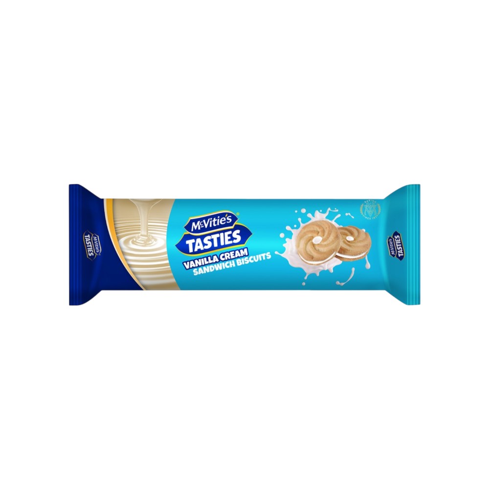 McVitie's Tasties Vanilla Sandwich Cream Biscuits