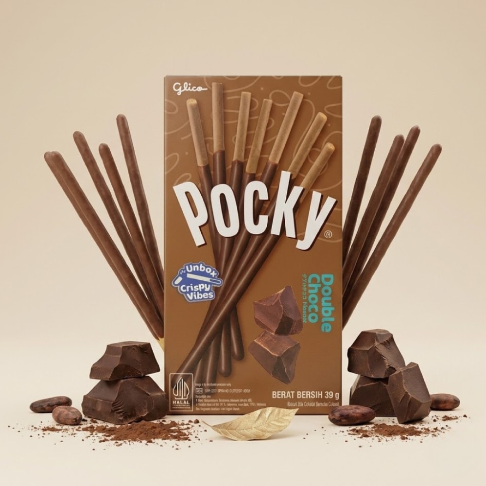 Pocky Double Chocolate Covered Biscuit Sticks