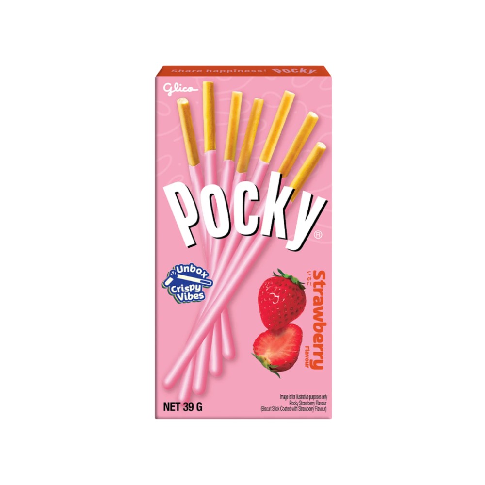 Pocky Strawberry Flavour Biscuit Sticks