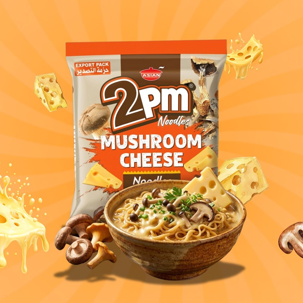 2PM Mushroom Cheese Noodles