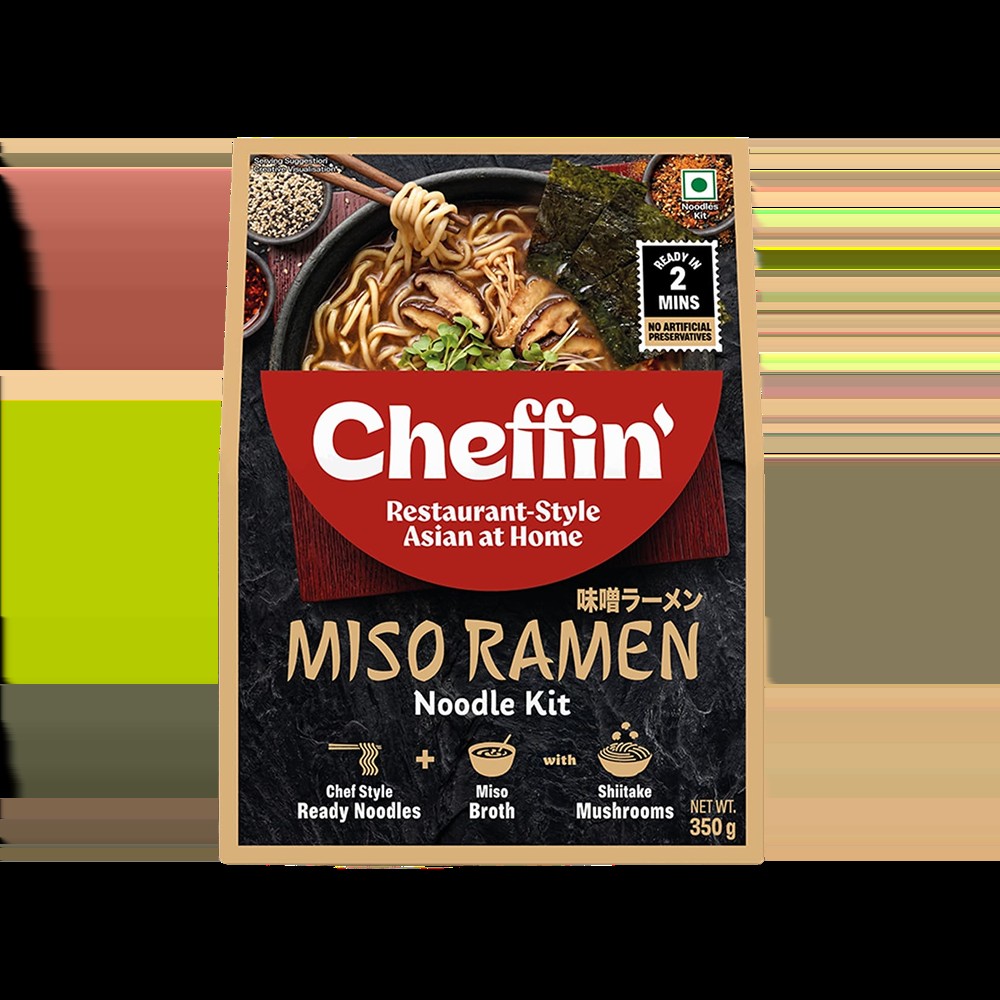 Cheffin Miso Ramen Flavoured Instant Noodles Kit