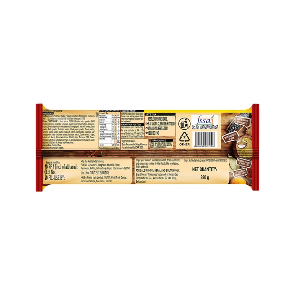 Maggi 2-Minute Special Masala Instant Noodles