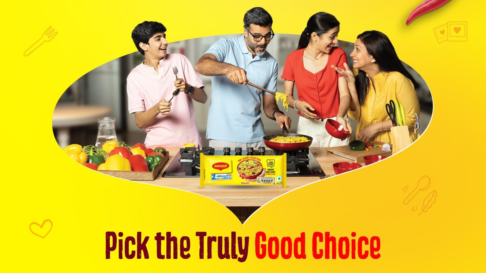 Maggi Masala - 2 Minutes Instant Noodles Made With Quality Spices