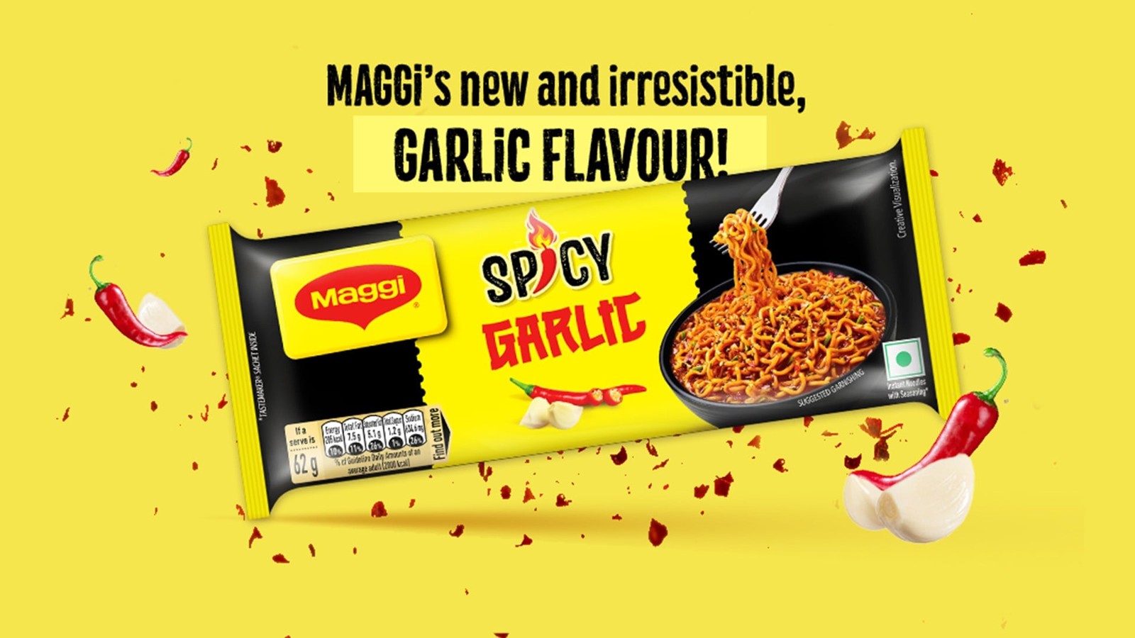 Maggi Spicy Garlic Instant Noodles