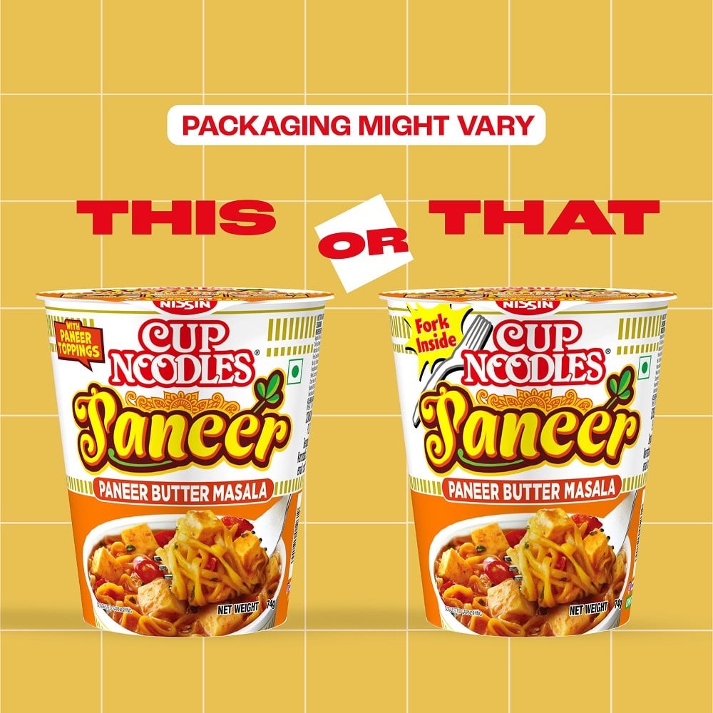 Nissin Paneer Butter Masala Cup Noodles