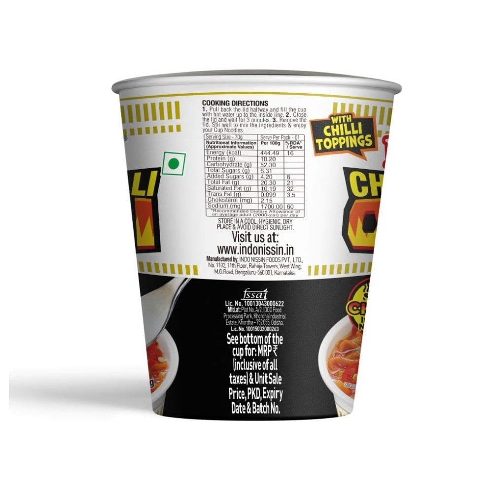 Nissin Super Hot Chilli Cup Noodles