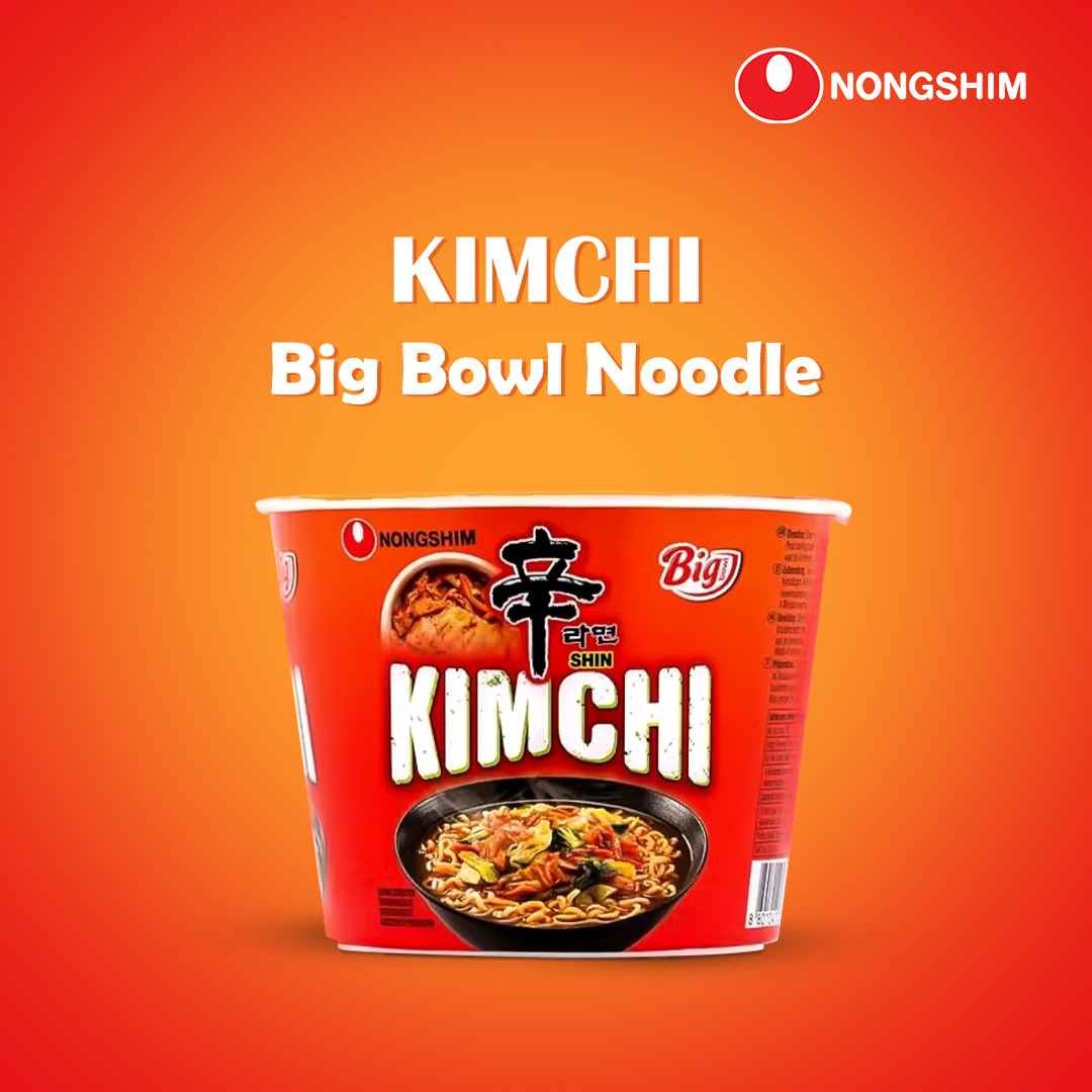 Nongshim Big Bowl Shin Kimchi Noodles