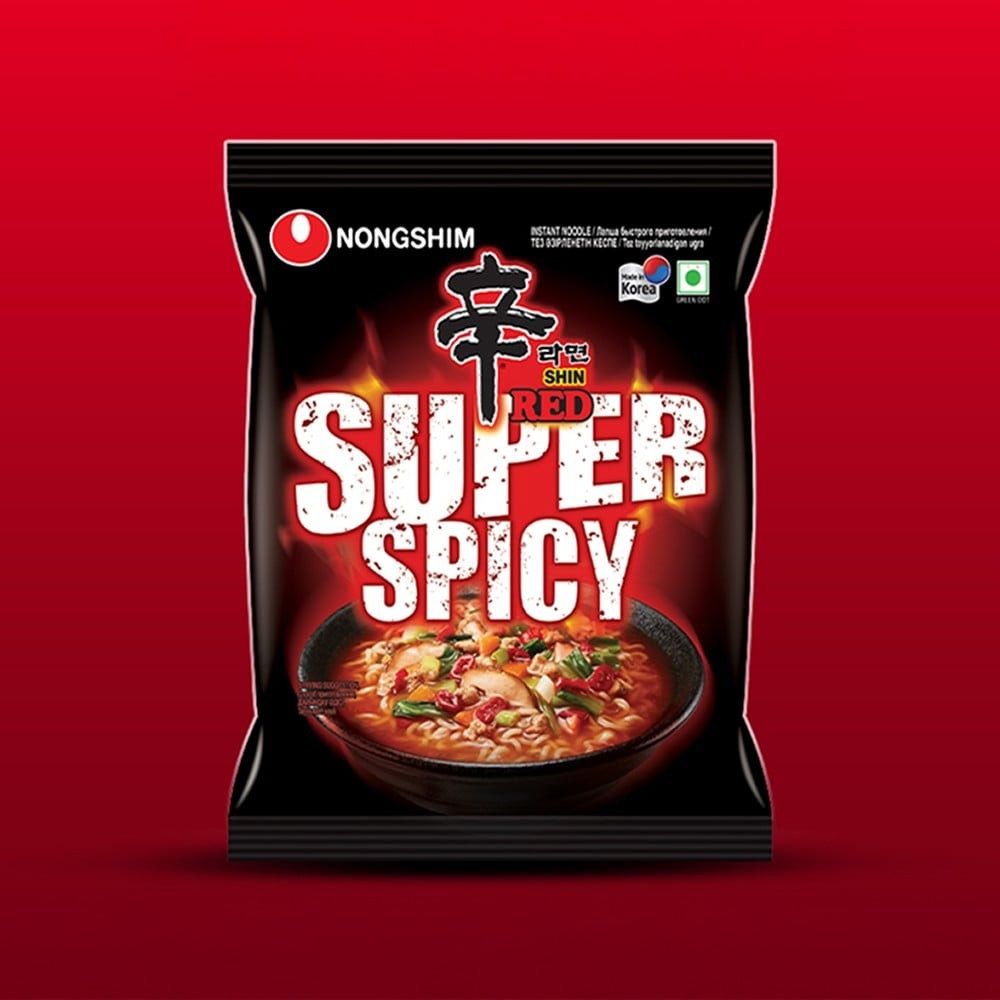 Nongshim Shin Red Super Spicy Noodles