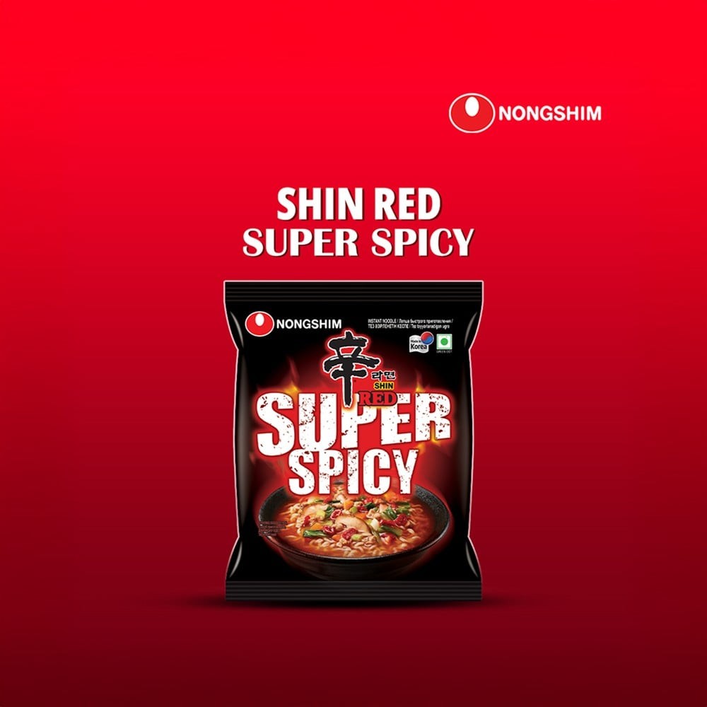 Nongshim Shin Red Super Spicy Noodles