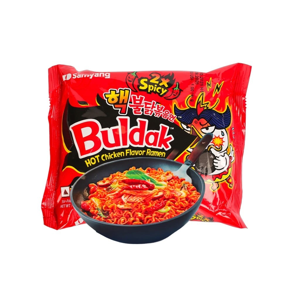 Samyang 2x Spicy Ramen Instant Noodles - Hot Chicken Flavour