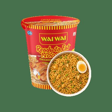 Wai Wai Ready To Eat Chicken Cup Noodles
