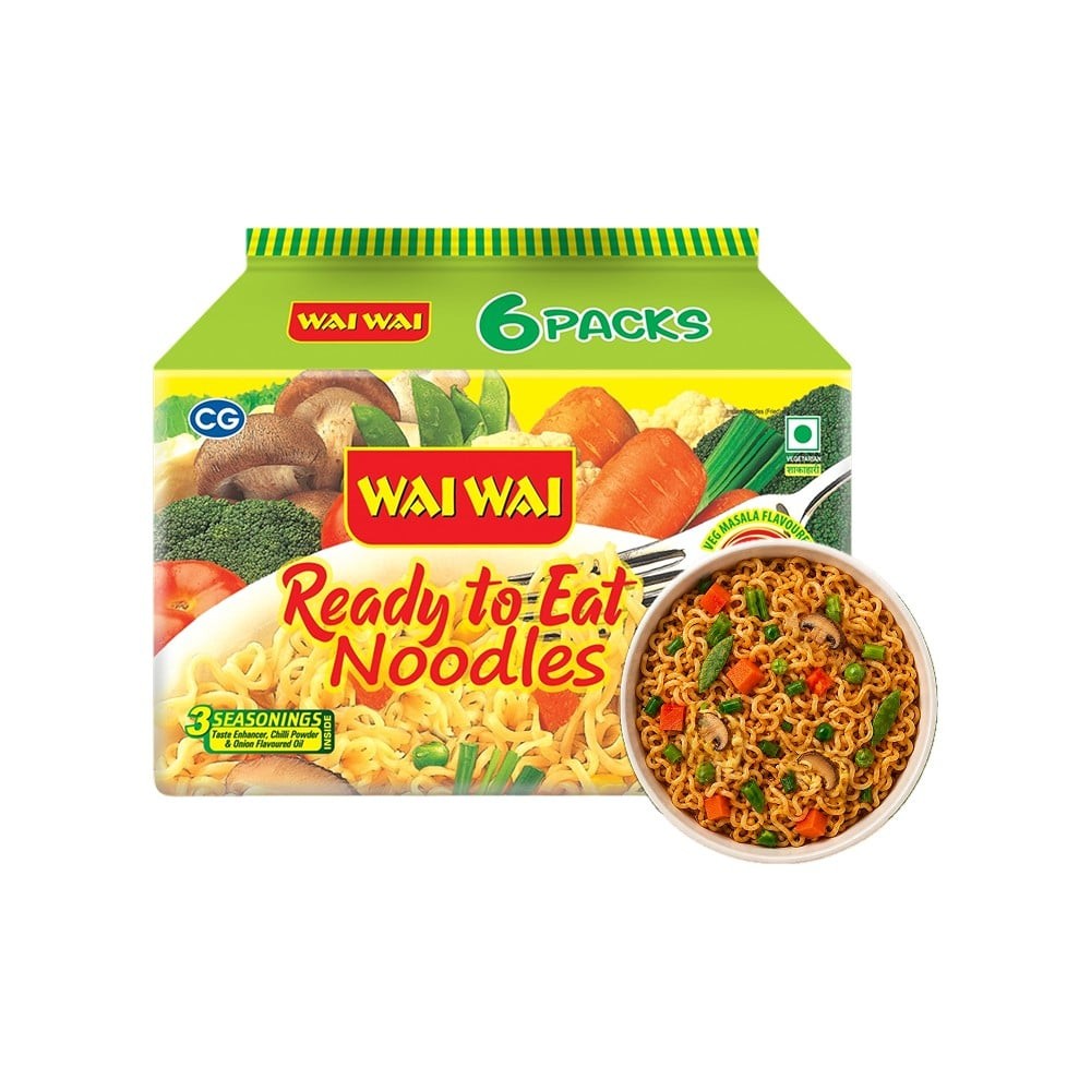 Wai Wai Ready To Eat Veg Masala Noodles