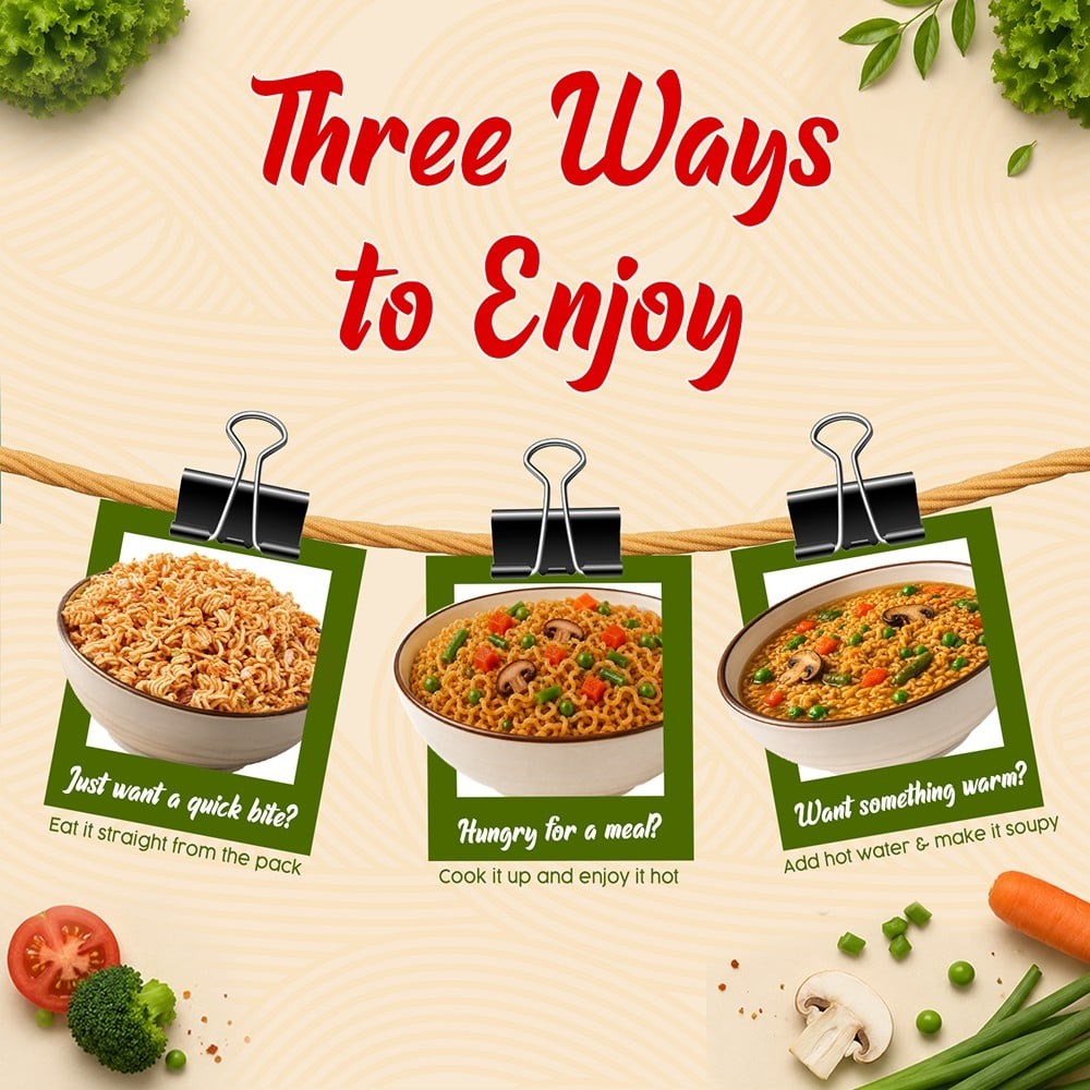 Wai Wai Ready To Eat Veg Masala Noodles