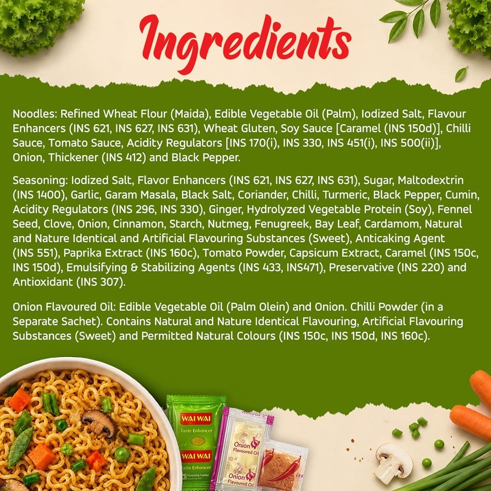 Wai Wai Ready To Eat Veg Masala Noodles