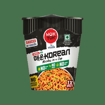 Wok Tok by Veeba Spicy Korean Cup Noodles (No Maida & Palm Oil)
