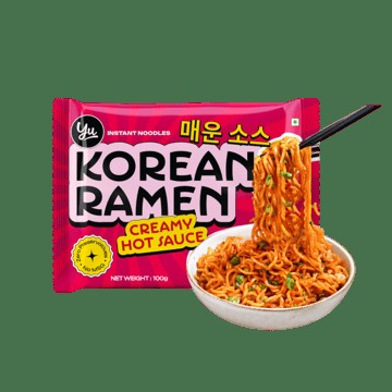 Yu Creamy Hot Sauce Korean Ramen Instant Noodles