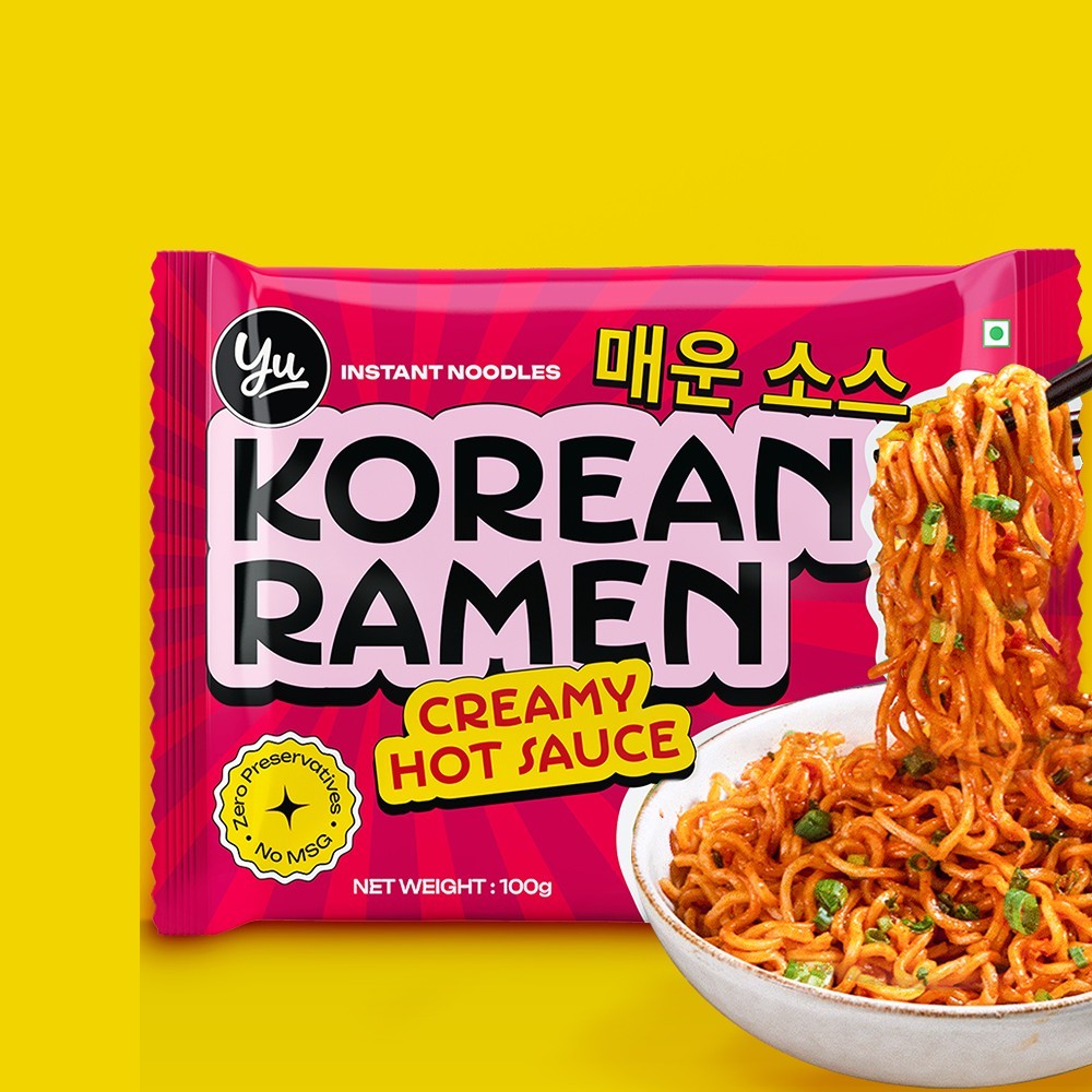 Yu Creamy Hot Sauce Korean Ramen Instant Noodles