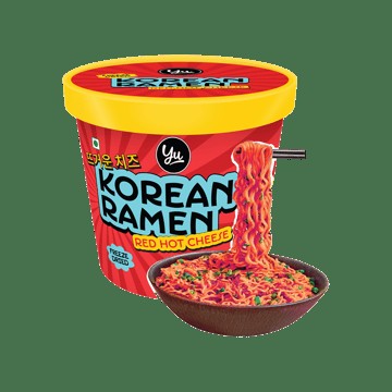 Yu Red Hot Cheese Korean Cup Noodles