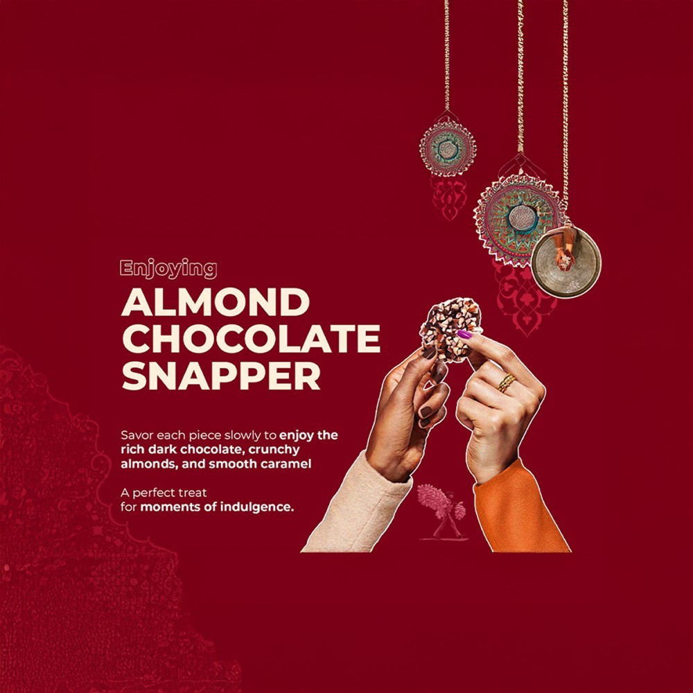 7 Bazaari Almond Snapper/ Brittle Assorted Chocolate Pack