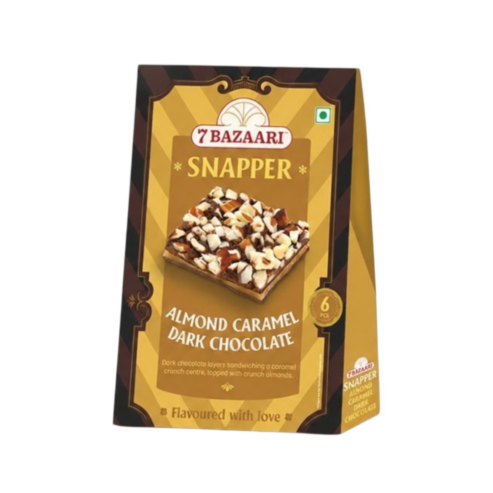 7 Bazaari Almond Snapper/ Brittle Assorted Chocolate Pack